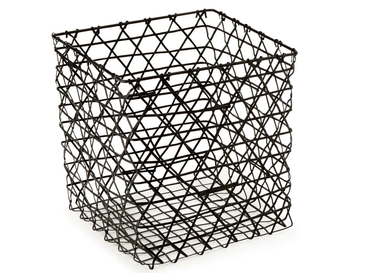 Metal basket background removal after