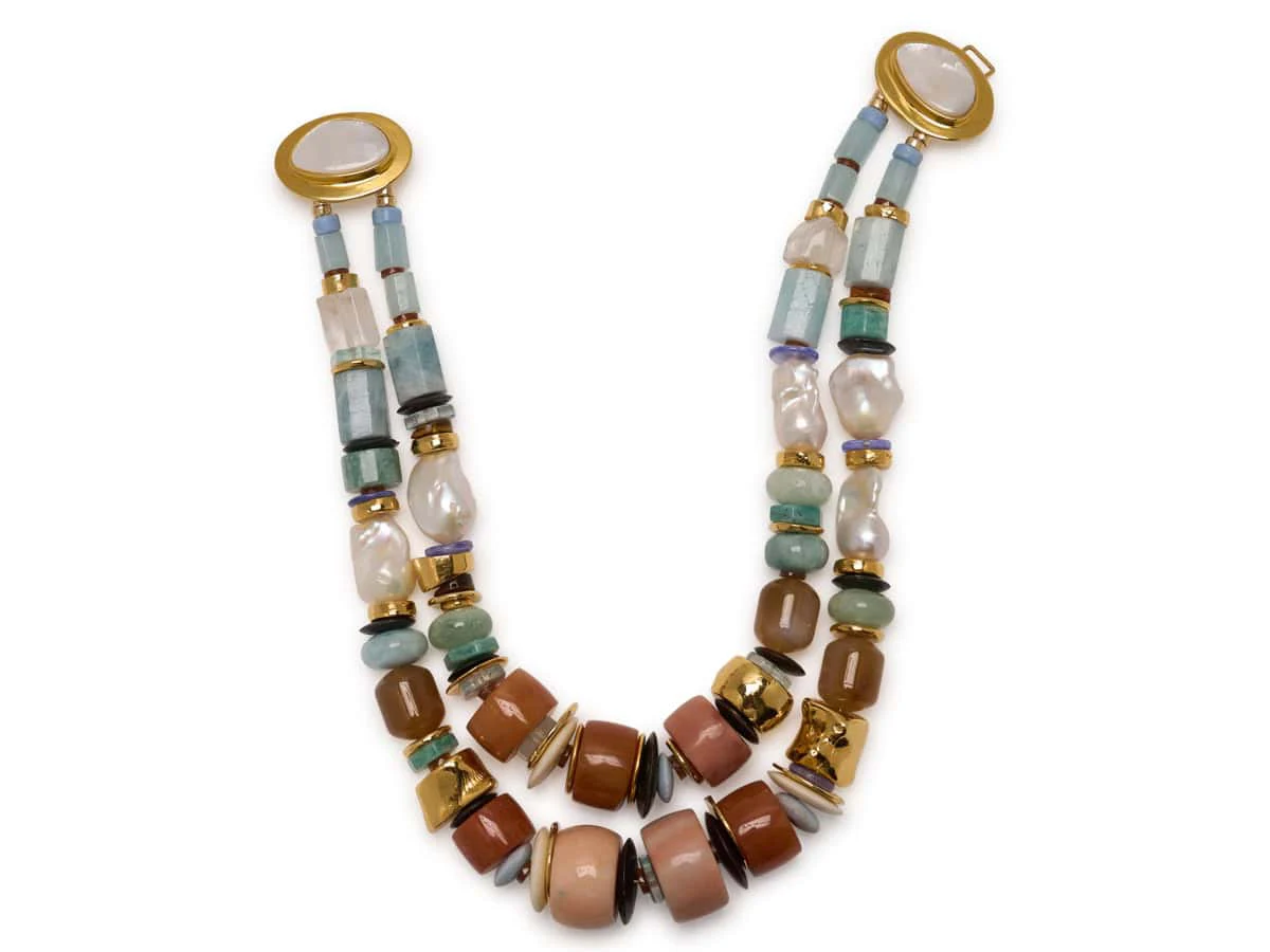 Jewelry photo editing necklace after