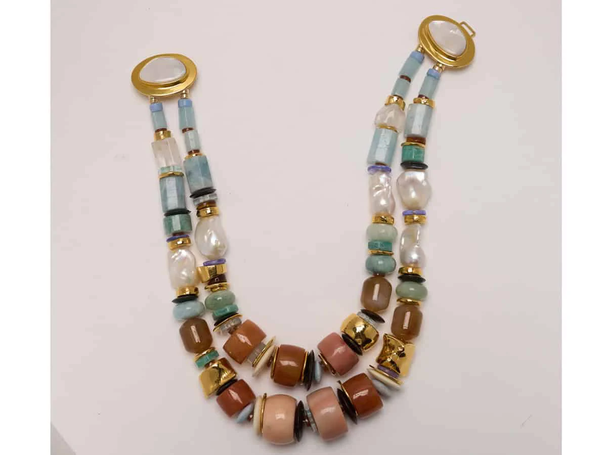 Jewelry photo editing necklace before