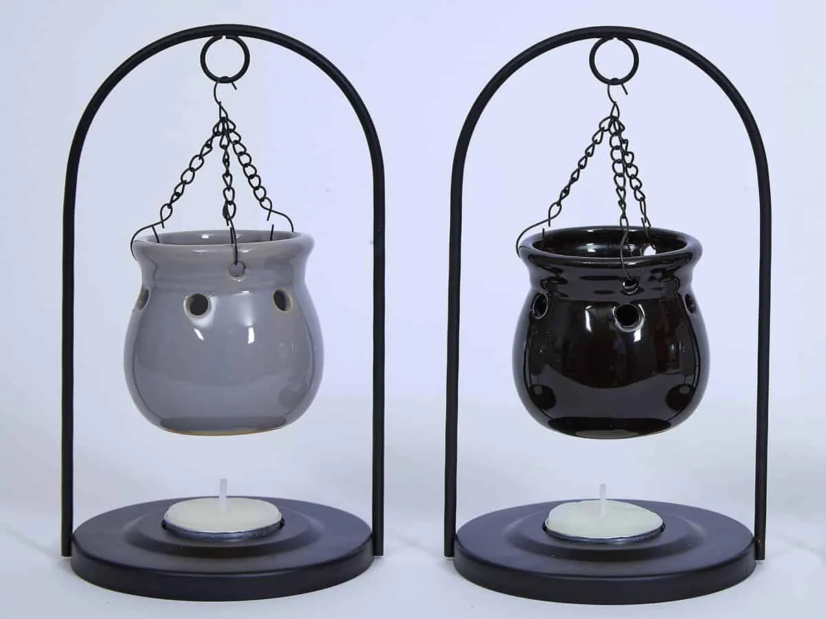 Hanging candle holder photo shadow before